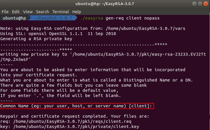 How To Generate Tls Certificates (Ubuntu 18)? - Teltonika Networks Wiki