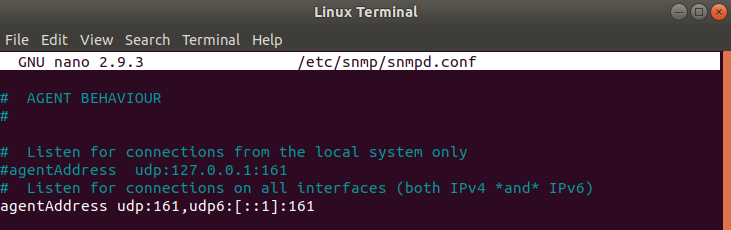 Networking device configurationexample traps with terminal snmpd config v1.png