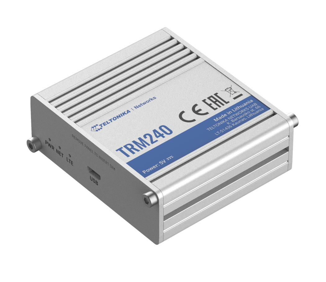 TRM240 - Industrial Cellular Modem. 4G LTE modem