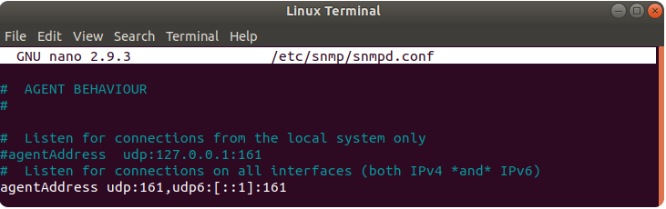 Networking device configurationexample traps with terminal snmpd config v3.png