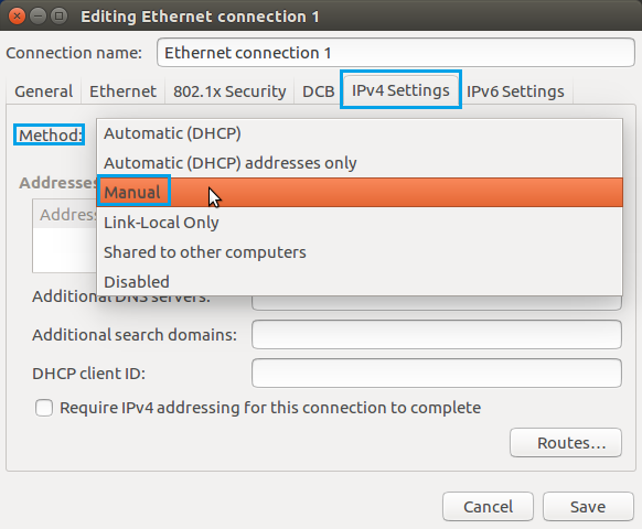 Ubuntu network interface method selection.png
