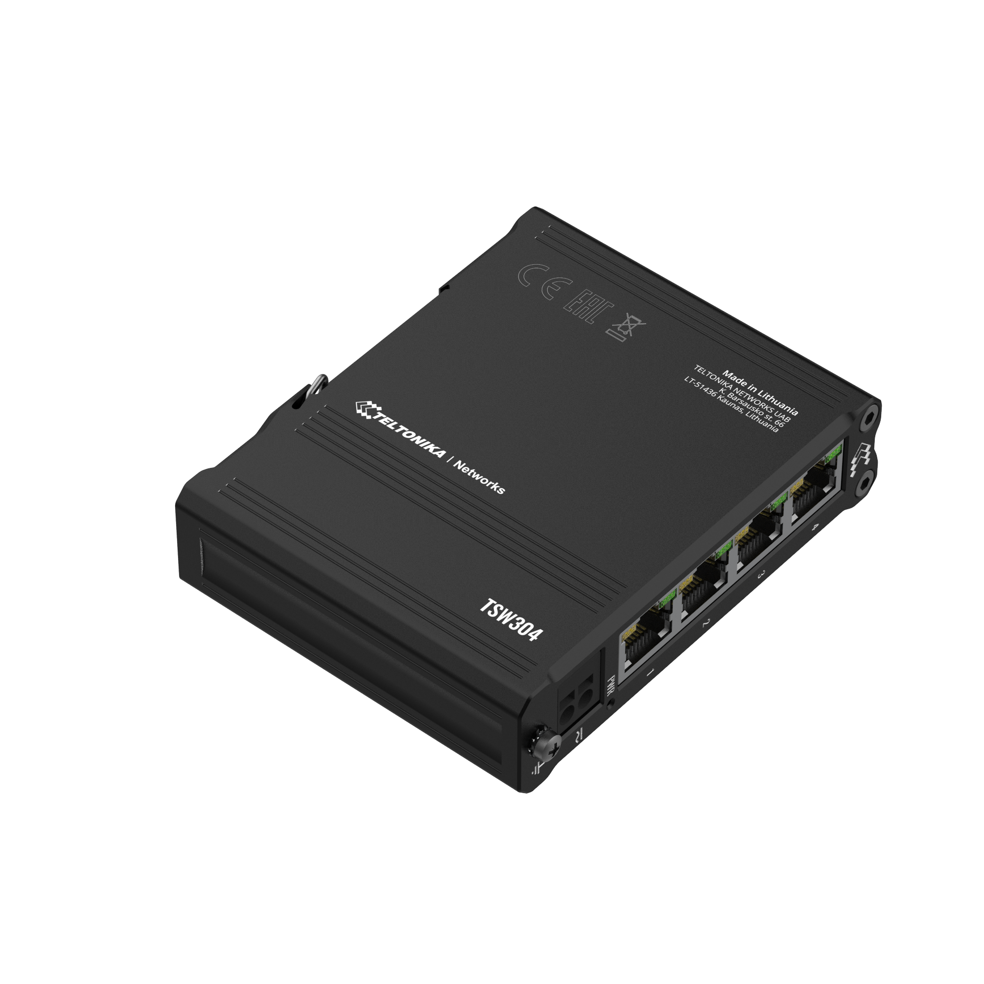 TSW304 - Teltonika Switches. 4 x Gigabit Ethernet ports