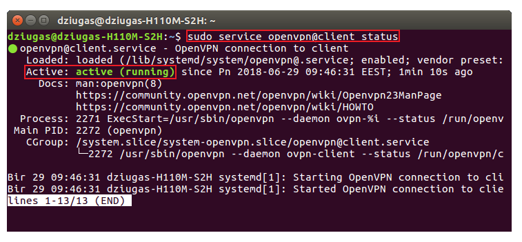 OpenVPN Client On Linux Teltonika Networks Wiki