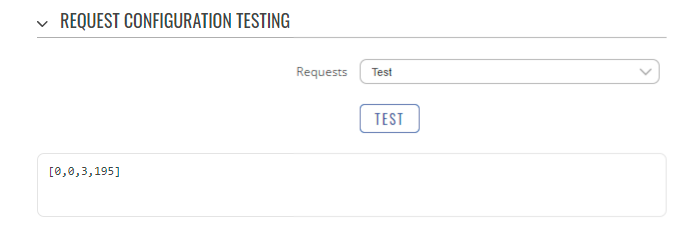 Testing request.