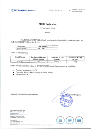 MTBF Declaration RUT200-001.png