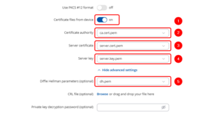 OpenVPN tun server certificates.png