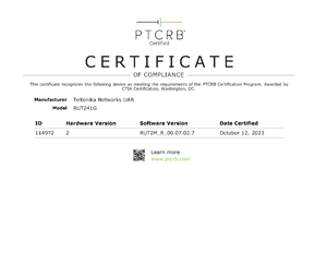 RUT241G - PTCRB Certified Certificate.png