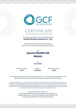 Quectel RG500U-EB GCF Certificate.png