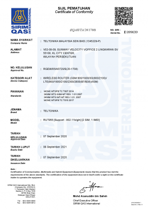 RUT955 Sirim certificate.png