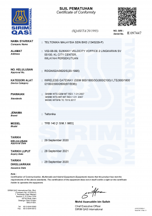 TRB140 Sirim certificate.png