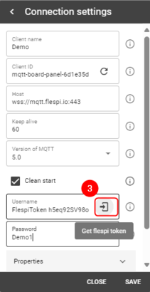 Flespi generate username token.png